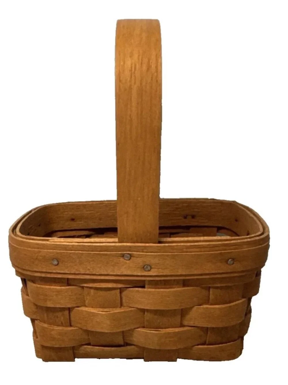 Rare Longaberger 1989 Sugar & Spice Basket Booking Basket